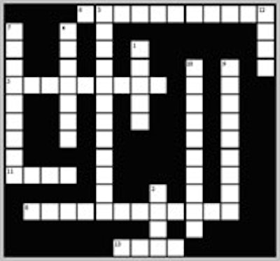 Shampoo Crossword Puzzler Cosmetics Toiletries