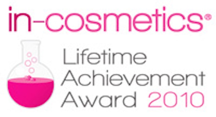In-Cosmetics Lifetime Achievement Award