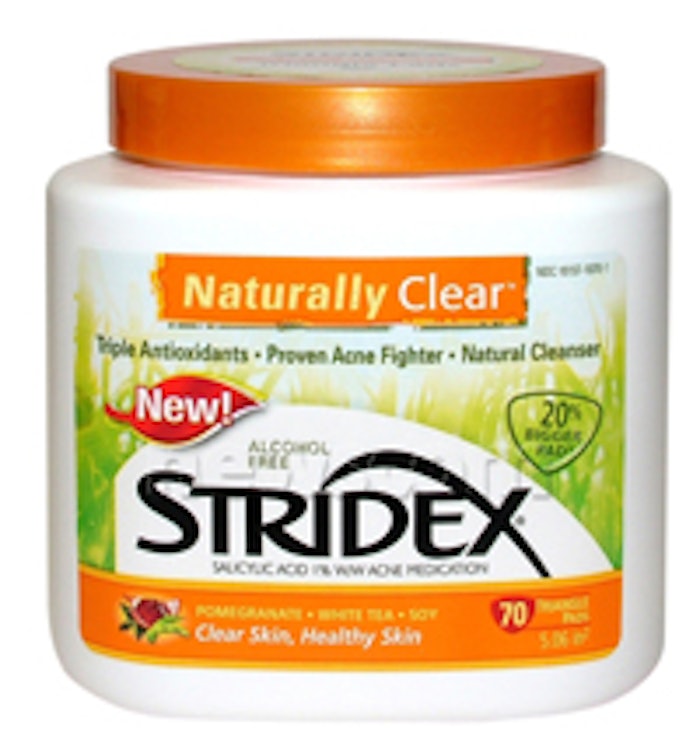 Stridex Naturally Clear