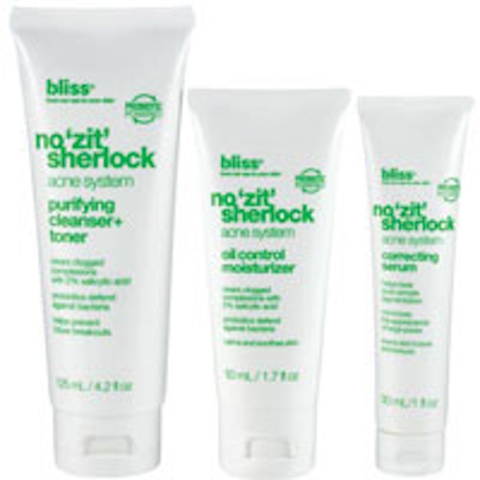 Bliss No 'Zit' Sherlock Complete Acne System