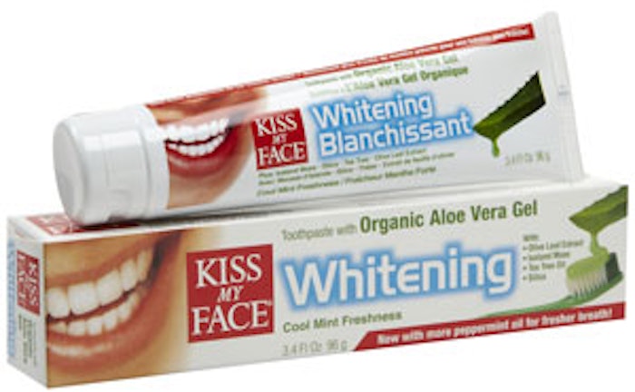 Kiss My Face Whitening Aloe Vera Toothpaste