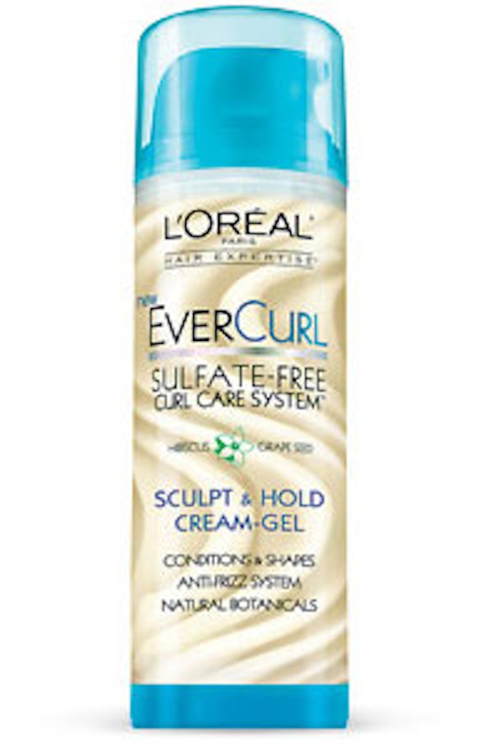 L'Oréal EverCurl Sculpt & Hold Cream-Gel
