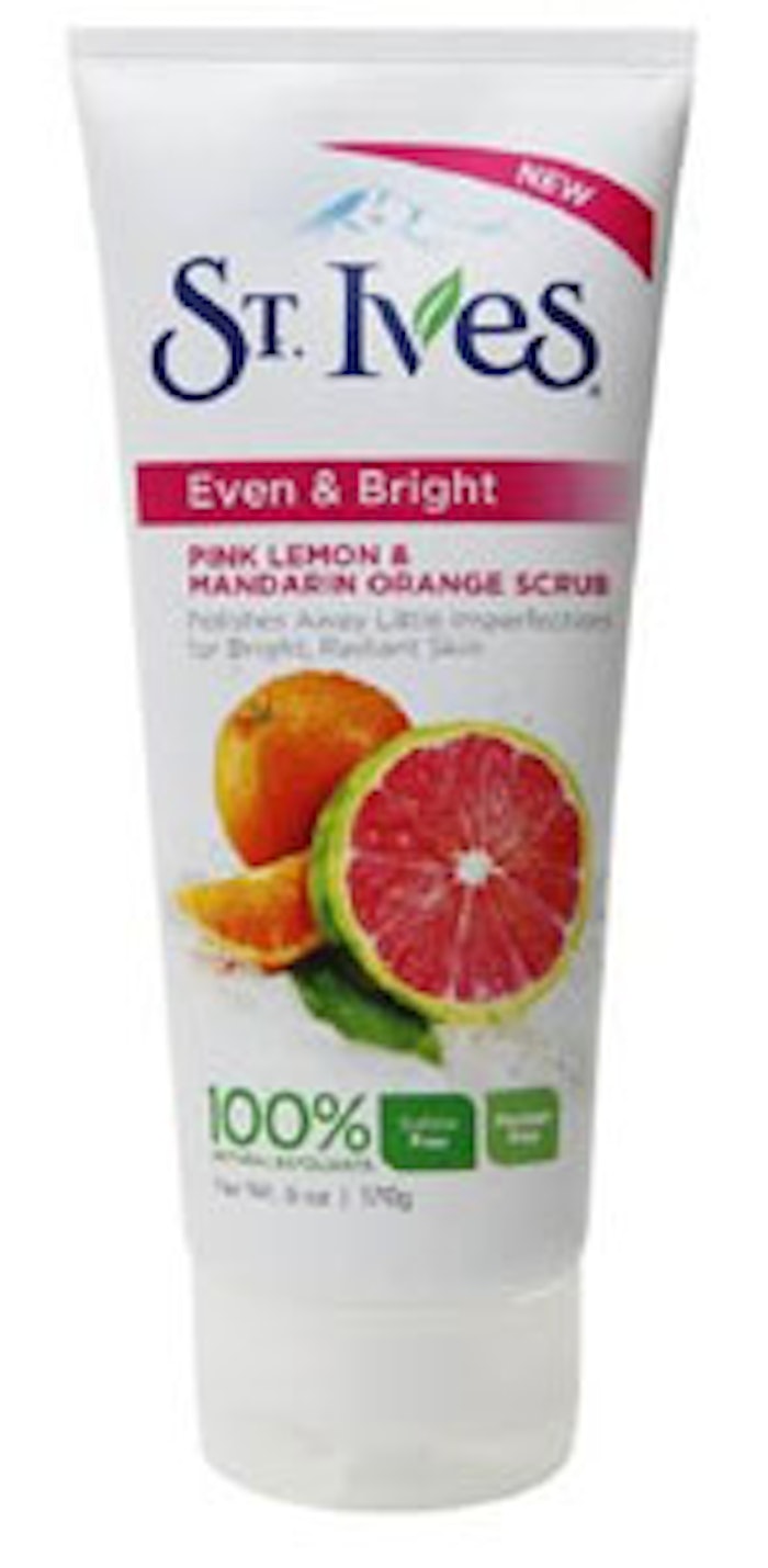 St. Ives Even & Bright Pink Lemon and Mandarin Orange Scrub