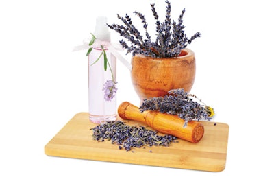 During plant material distillation, herbal waters called hydrosols or hydrolates are obtained. These hydrosols can be applied directly onto the skin, bringing a cooling, hydrating and soothing effect25 and unlike essential oil, they will not cause irritation. As essential oil is of primary interest, the hydrosols are undesirable byproducts and are considered waste. However, more recently the hydrosols have become popular, especially in natural-based cosmetic products as the water base.
