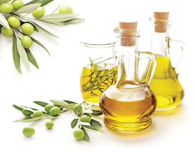 investigated as a sustainable source of phenolic compounds.17, 18 Interestingly, the phenolic fraction of olive oil contains only 2 percent of the total phenols of the olive fruit, with the residual 98 percent lost in olive mill waste.19 Procedures have been put in place to recover most of the antioxidants and concentrate them, such as hydroxy-tyrosol.17 A fraction isolated from olive mill waste water after ethanol extraction—containing mainly hydroxytyrosol, verbascoside and tyrosol—is able to completely inhibit growth of Gram positive and Gram negative bacteria,20 suggesting the use of olive oil production byproducts for natural preservation.