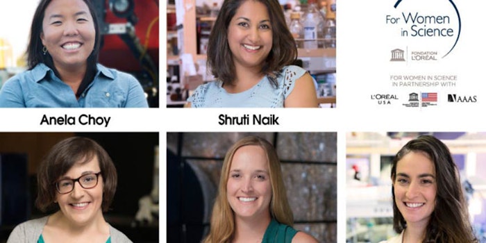 L'Oreal's winners represent fields of research focused on pollution, psoriasis and more.