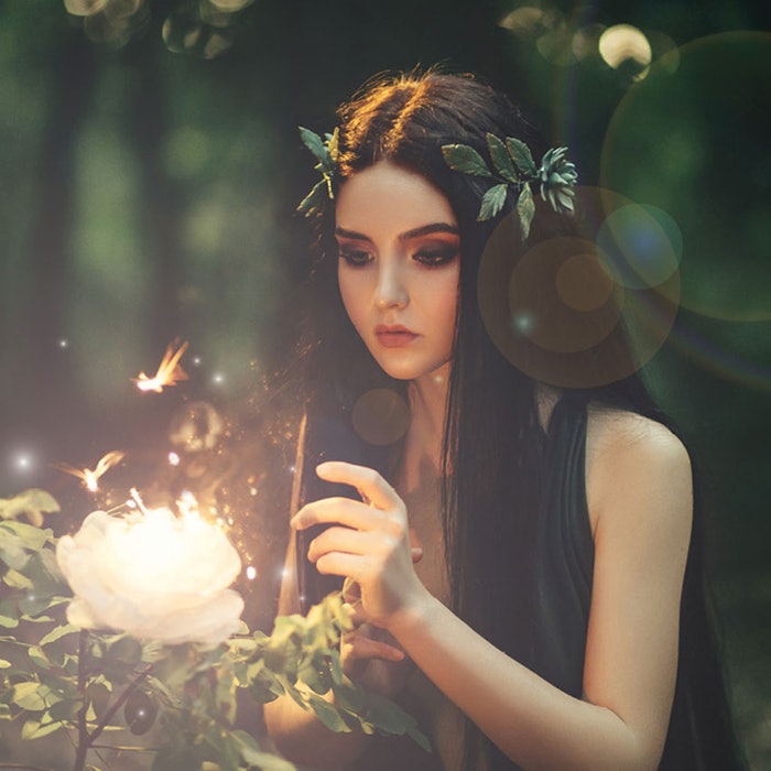 WoodlandWomanFlowerPixie850