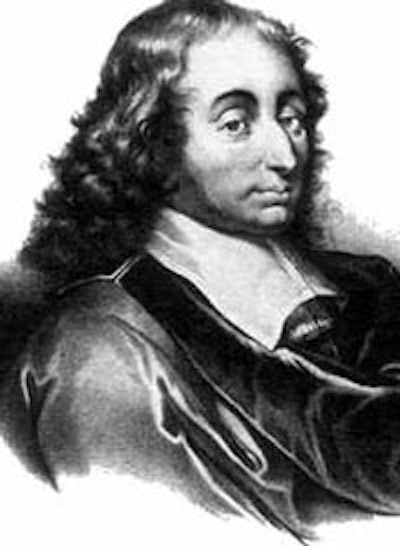 'Pascal was a French mathematician, physicist, inventor, writer and Catholic theologian. While still a teenager, he pioneered work on calculating machines, establishing him as one of the first inventors of the mechanical calculator. While in his 20s, he made important contributions to the study of fluids and the laws governing viscosity.