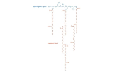 Figure 1: main chemical structure of Emulium® Illustro (analyzed by NMR)