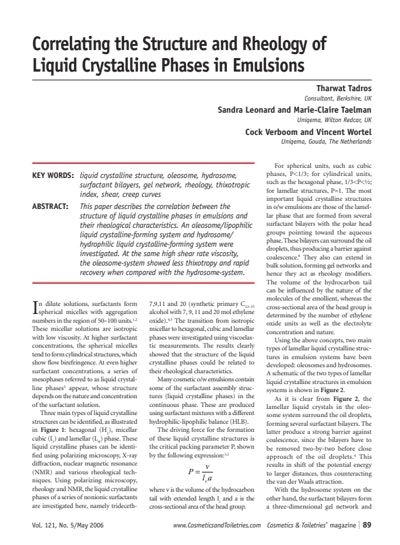 Correlating the Structure and Rheology of Liquid Crystalline Phases in Emulsions