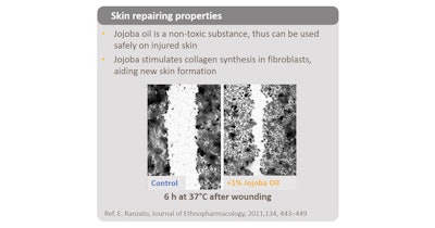 The skin-repairing properties innately found in Jojoba oil open up a world of possibilities for its applications, especially in when used to help skin heal more quickly from severe sunburns.