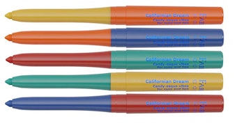 Faber-Castell Cosmetics' Californian Dream eye- and lip liners, which are part of its new American Beauty collection.