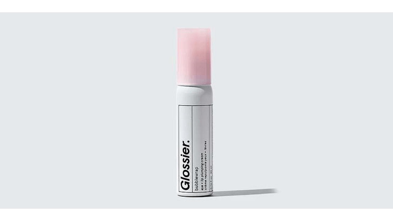 Read the Label Glossier Bubblewrap Eye and Lip Plumping Cream