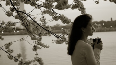 Polla enjoys stillness as part of her self-care routine.