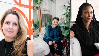 From left: Annie Jackson, co-founder and COO, Credo Beauty; Kristian Edwards, DrPH, founder, BLK + GRN; and Brittney Ogike, founder and CEO, BeautyBeez.