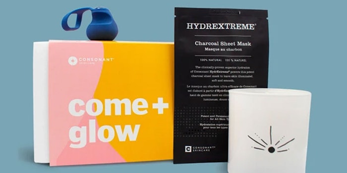The Come and Glow Bundle includes four HydrExtreme Charcoal Sheet Masks, a mood-setting Consonant x Lohn candle (called 'Get cLit') and a pleasure toy from Dame—paired with 'The More You 'O'' playlist.