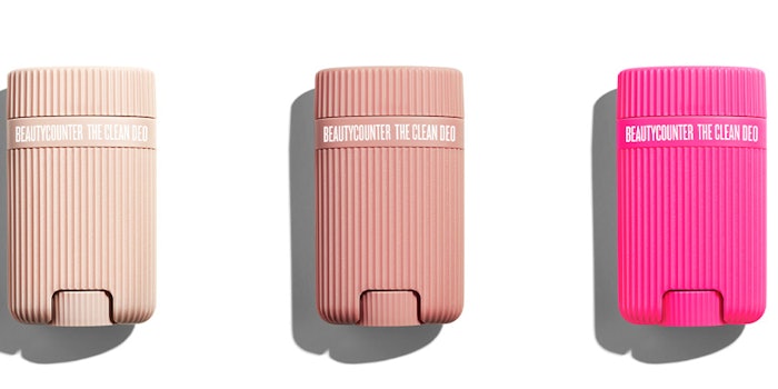 The Clean Deo is available in three scents: clean rose, fresh coconut and soft lavender.