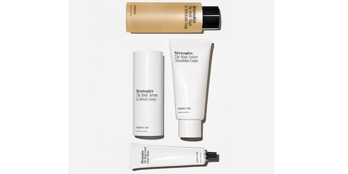 Necessaire's new launches include a body wash, serum, lotion and hand cream.