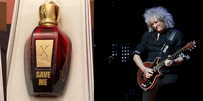 Brian May, guitarist of rock band Queen, has launched a perfume. Photo: BrainMay.com