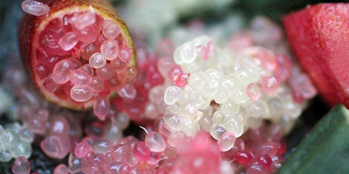 Citrus australasica, or known as finger lime, is originally native to the Eastern Coast of Australia. The fruit's appearance is similar to an elongated finger-like with tiny vesicles of pulp, bursting with lime juice.