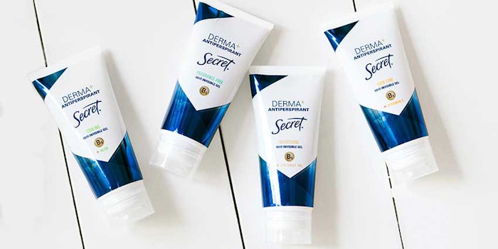 Secret DERMA+ Antiperspirant is available in different formulas such as Cooling, Fragrance-free, Nourishing and Even Toning.