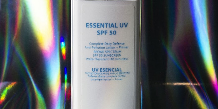 J.Edward Beauty's Essential UV SPF 50 Complete Daily Defense Anti-Pollution Lotion + Primer.