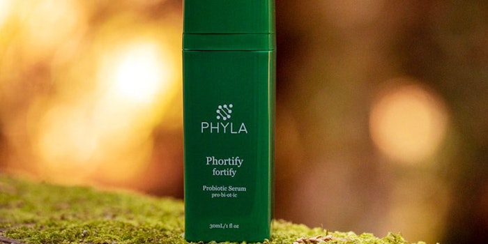 Phyla's Phortify Probiotic Serum contains the company's probiotic live phage.