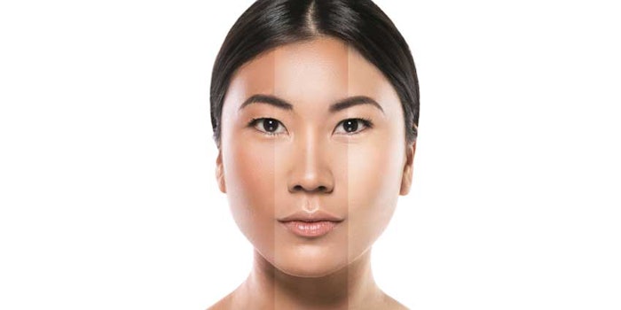 Arbutin is typically used in cosmetic products for skin lightening/brightening.