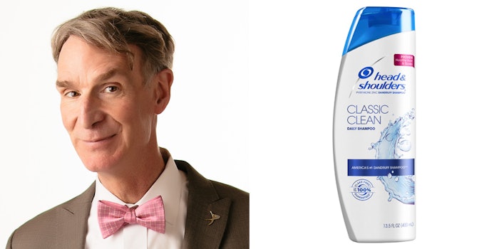 Bill Nye and Head & Shoulders will show the science behind dandruff.
