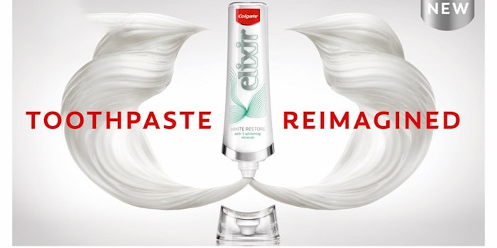 Colgate and LiquiGlide have partnered to launch a clear, PET, recyclable toothpaste package.