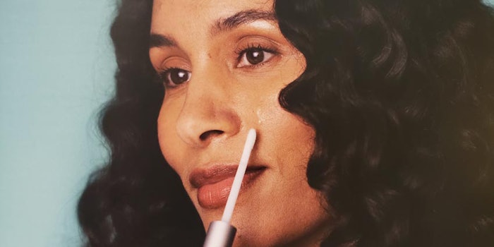 Clariant's Soothe + Cool Facial Serum is packaged in a lip gloss-like tube with a stick applicator for precise and targeted use, providing immediate relief from mask-induced irritation.