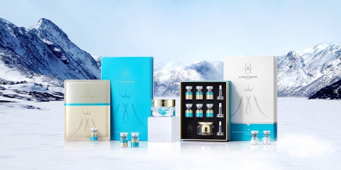 Le Mont Charmant's anti-aging skin care line.