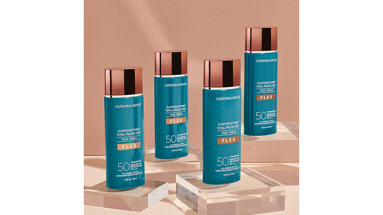 Colorescience Expands Face Shield Sunscreen Line with Flex and Colorescience Expands Face Shield Sunscreen Line with Flex and