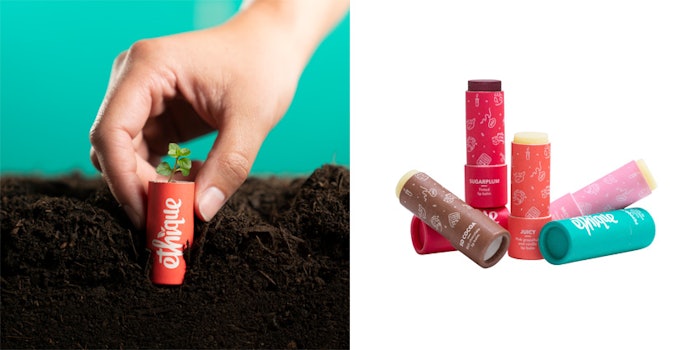 Ethique's packaging is compostable and can be placed in any planter at-home.