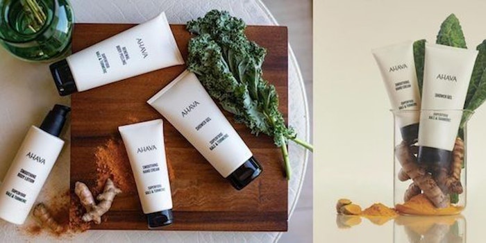 The collection offers four body products.