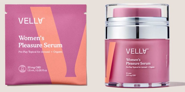 Vella, a sexual intimacy brand, features nano-encapsulated CBD.