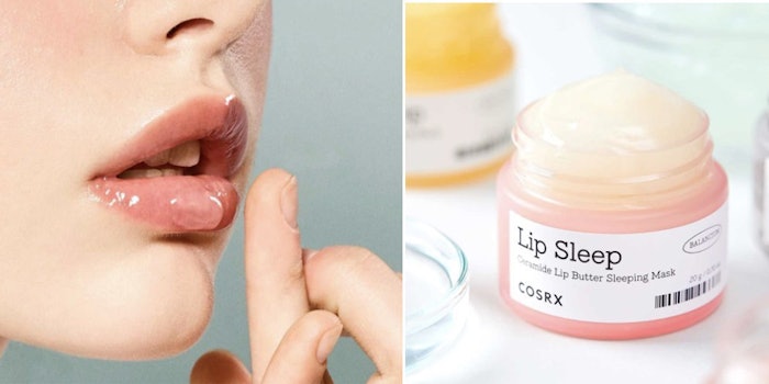 The products are said to smooth, plump, soften and quench lips.