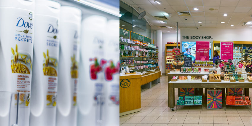 Dove and The Body Shop are partnering to protect the ban on animal testing in cosmetics.