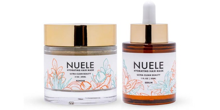 The Hydrating Mask is a serum and powder duo made with nutrients from moringa leaf powder and 100% organic ingredients.