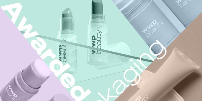 WWP Beauty's award-winning products for sustainability include the Refill Revolution Multi-Use Face Stick and Body Stick, Eco-Pac Tube and ColorVue Lipstick.