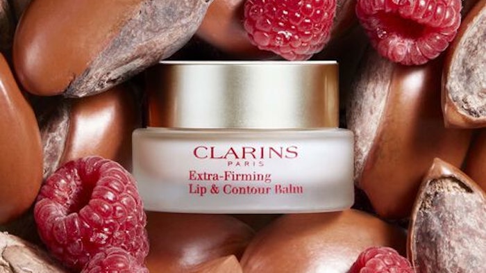 This product soothes and smooths the lips with raspberry seed oil and shea butter.