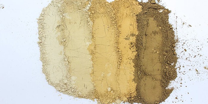 Berashades range comprises five shades made from clays for makeup, skin care and hair care.