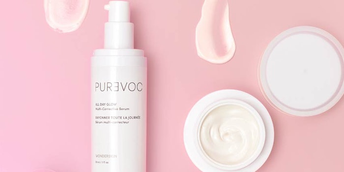 Purevoc's debut line of skin care is intended to substitute for makeup while treating anti-aging, blurring imperfections and offering post-facial hydration.