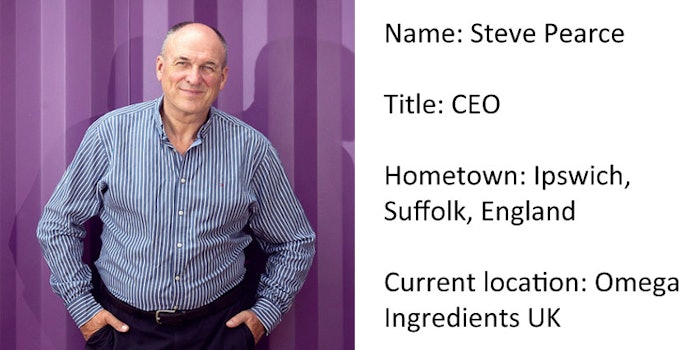 P&F+ taps Omega Ingredients UK CEO, Steve Pearce, to discuss his role in the F&F industry.