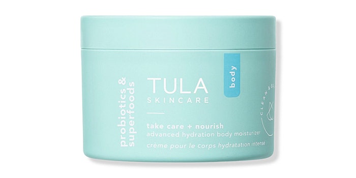 Take Care + Nourish Advanced Hydration Body Moisturizer is formulated with vitamin C, yuzu, hyaluronic acid, ceramides, shea butter, coconut oil and S6Pro Complex.