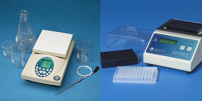 The EchoTherm Model HS40 produces reproducible, accurate chemical reaction control and sample preparation, and the EchoTherm Model IC20XR can freeze, chill or heat samples from -10°C -110°C at a workstation.