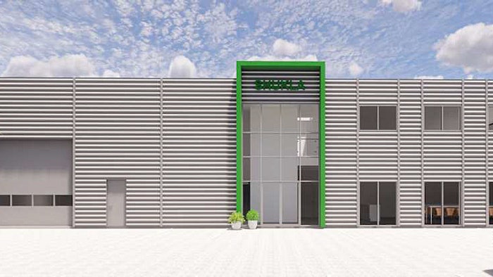 The ICSC vertical farming facility uses solar energy to power the farming setup.