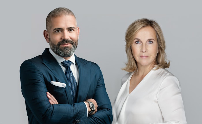 Tim Waller and Isabel Bonacker