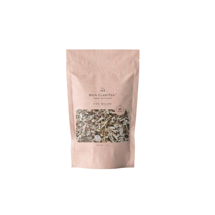Eve Milan New York’s Skin ClariTea is an immune system booster tea that targets acne breakouts.