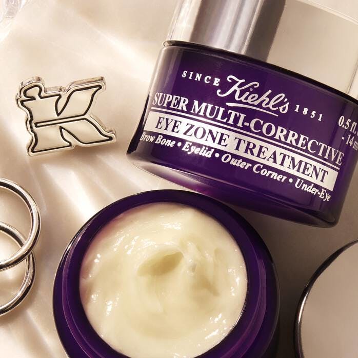 The multi-action cream texture features a trio of key ingredients to deliver multiple visible anti-aging benefits.